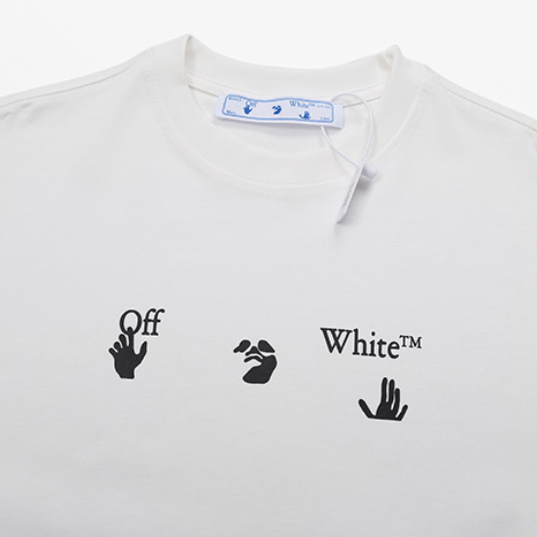 Off-White Off-W Monogram T-shirt - Blanco Blanco Melted