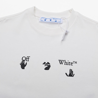 Off-White Off-W Monogram T-shirt - Negro Camiseta Blanca Melt