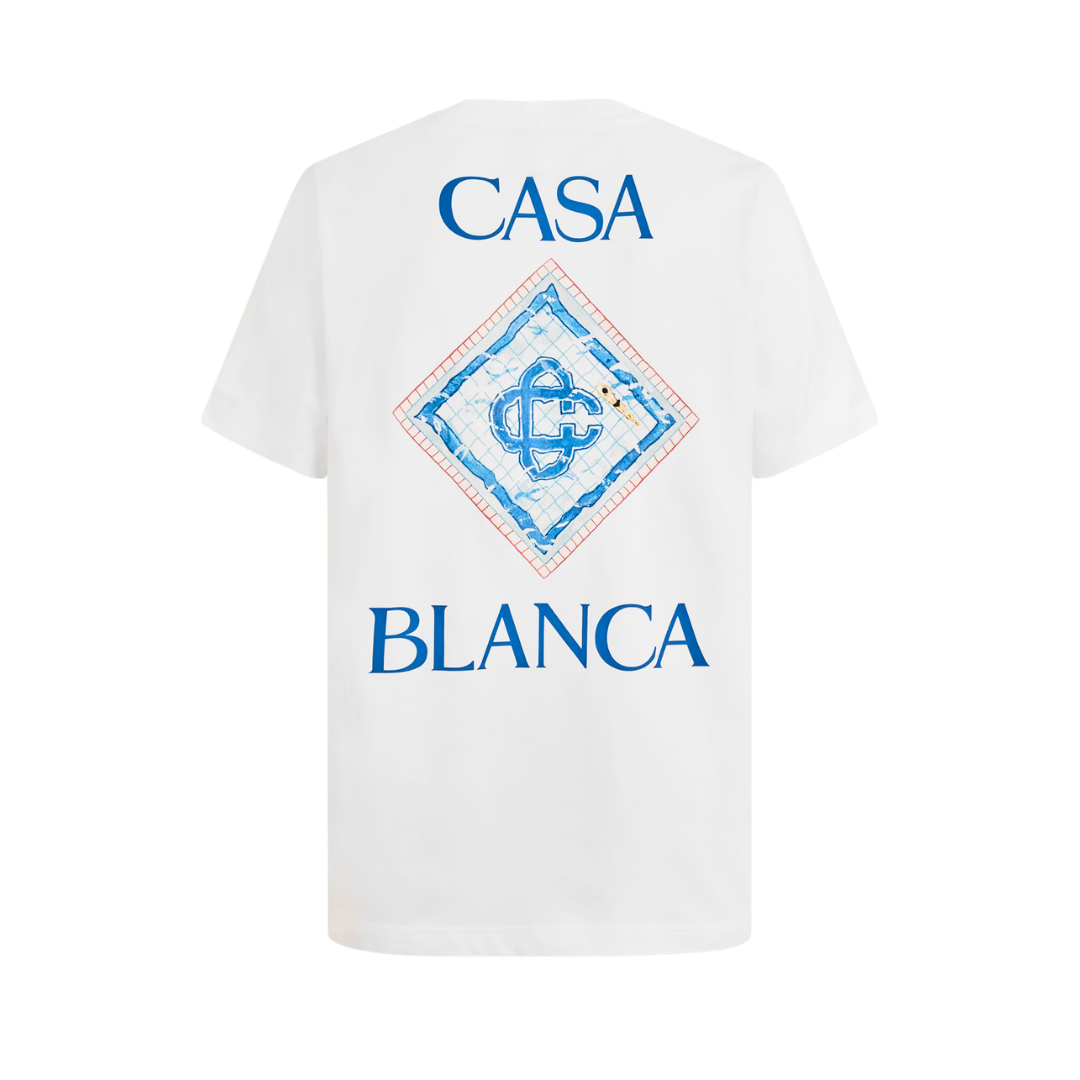 Casablanca Monogram T Shirt Blanca 4