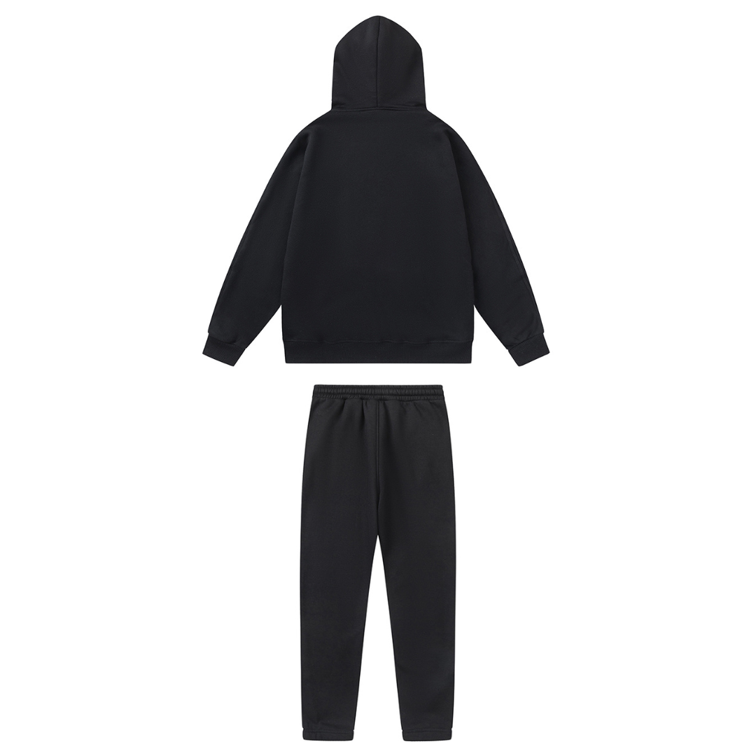 Conjunto Trapstar Negro Rojo