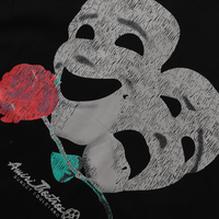 Amr Monochrome Flowers T-shirt