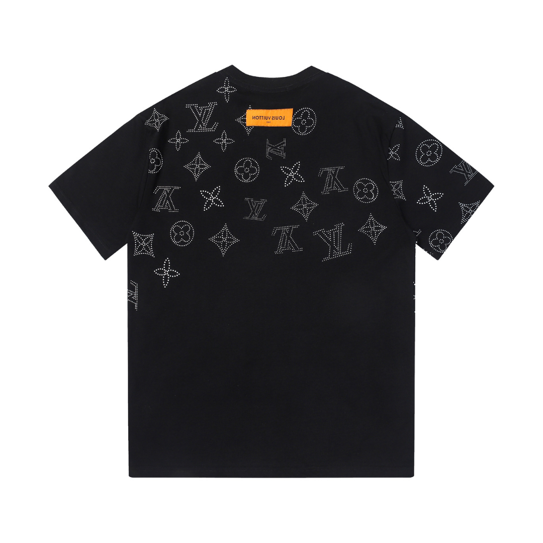 Louis Vuitton Monogram T-shirt - Blanco Monograma Azul Rojo