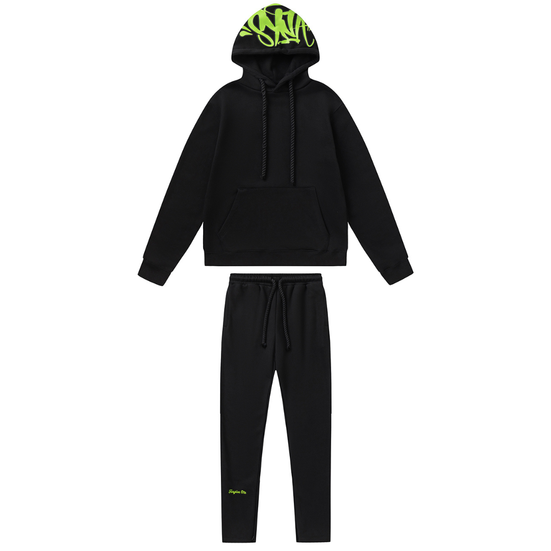 Conjunto Syna World Negro Verde
