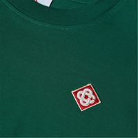 Casablanca Monogram T Shirt Verde Claro Logo Blanco