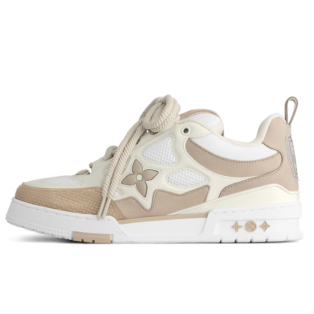 Skate Monogram Trainer Marron Blanco Estrellas