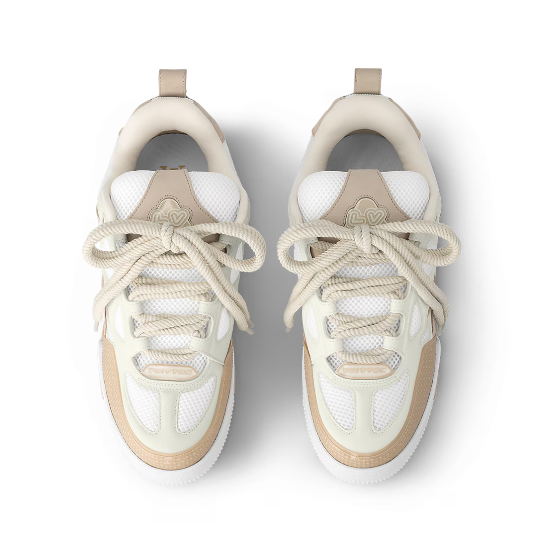 Skate Monogram Trainer Marron Blanco Estrellas