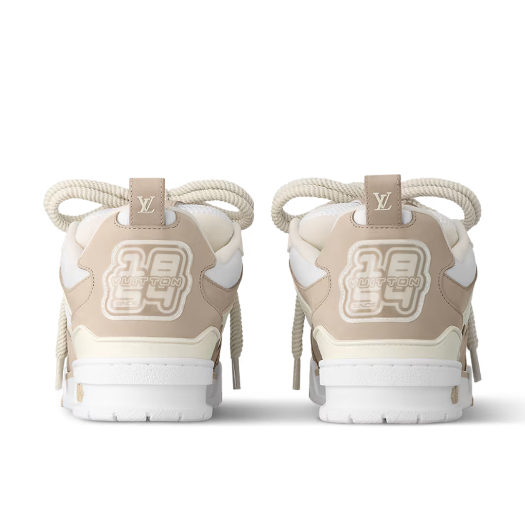 Skate Monogram Trainer Marron Blanco Estrellas