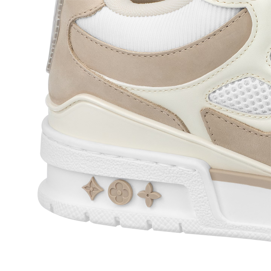 Skate Monogram Trainer Marron Blanco Estrellas