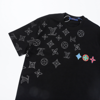 Louis Vuitton Monogram T-shirt - Negro Monograma Azul Rosa