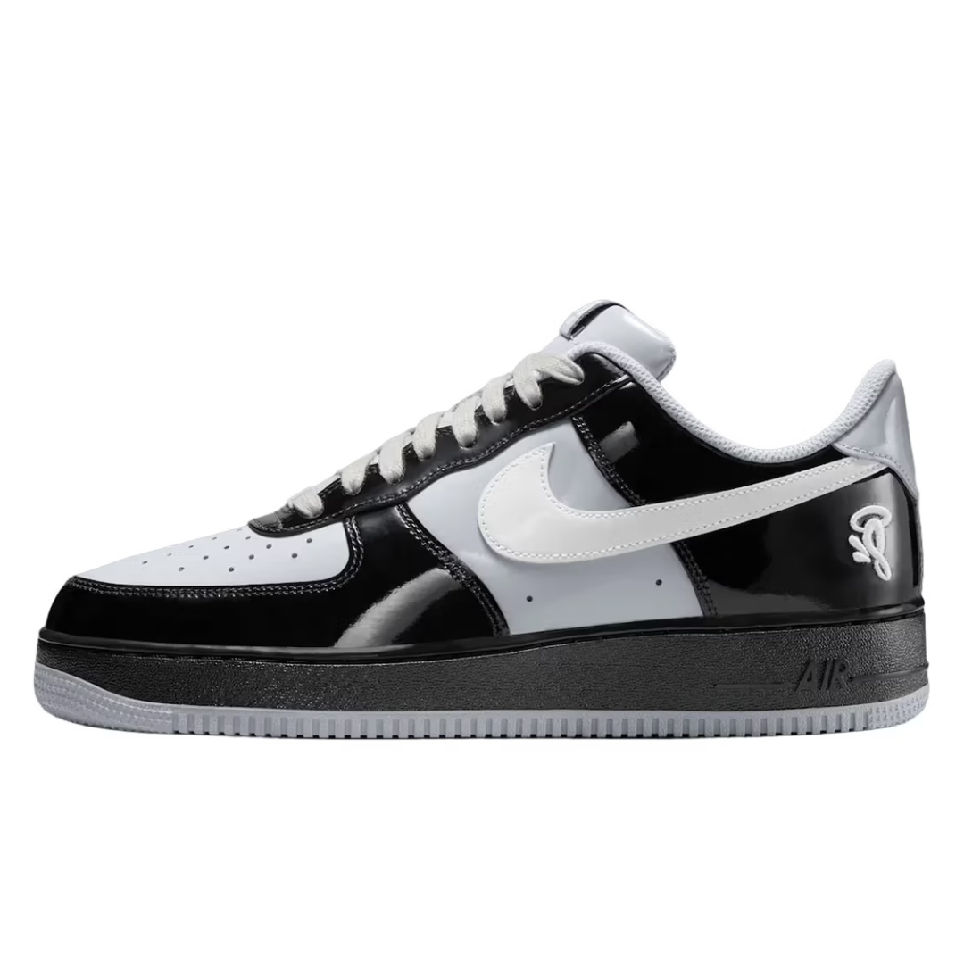 AF1 x Syna Negro Blanco