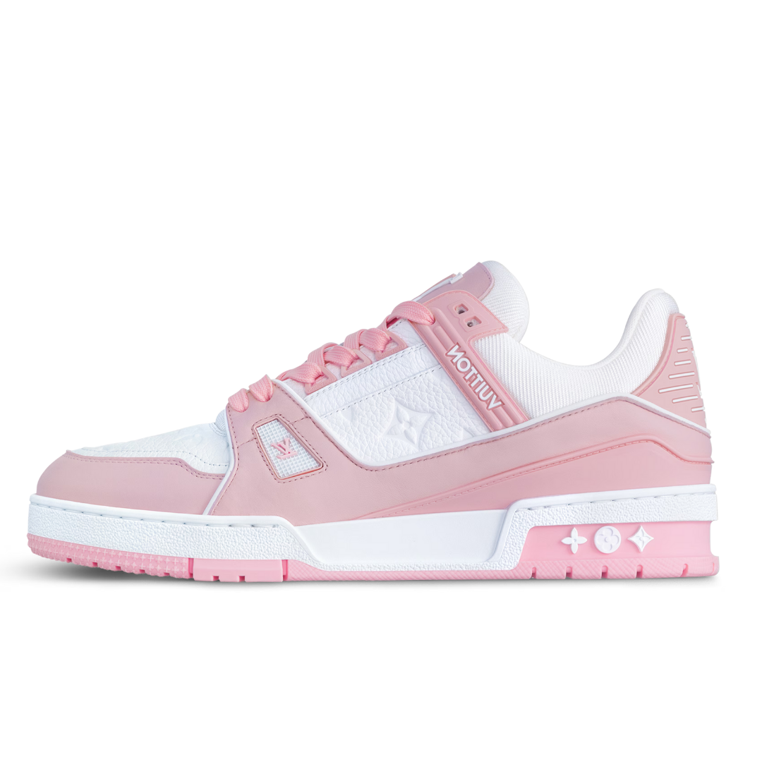Monogram Pink Trainer Estrellas Rosa Blanco