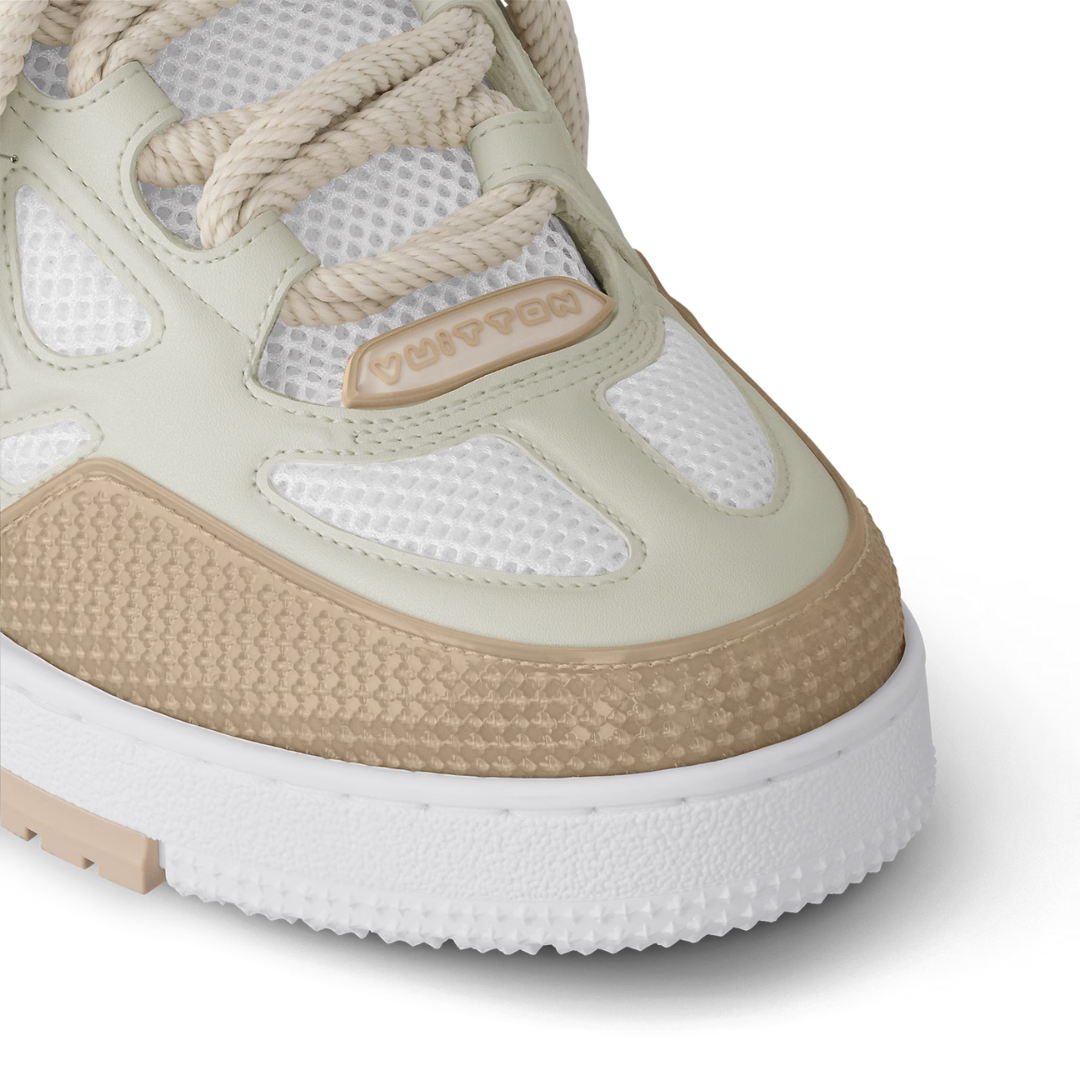 Skate Monogram Trainer Marron Blanco Estrellas