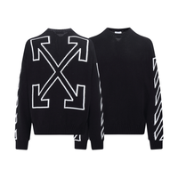 Off-White Off-W Monogram Sweater - Negro Negro Arco Blanco