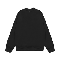 Ami Hoodie Liso Negro Logo Rojo