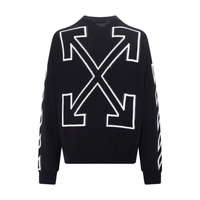 Off-White Off-W Monogram Sweater - Negro Negro Arco Blanco