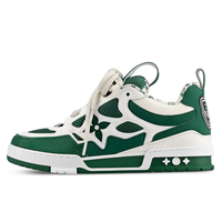 Skater Monogram Trainer Verde Puntos Blancos
