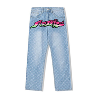 Monogram Jeans Camo Rosa