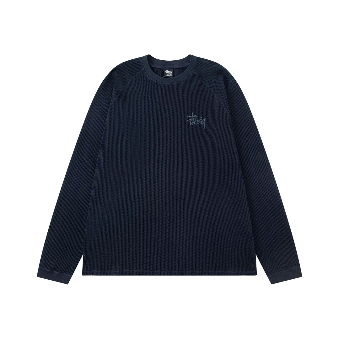 Buzo Stussy Negro Monograma Negro