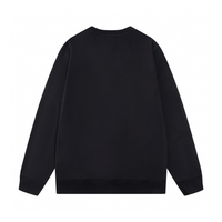 Monogram Sweatshirt Negro Logo Rojo
