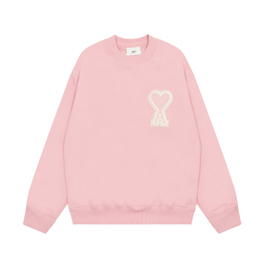 Ami Hoodie Rosa Corazón