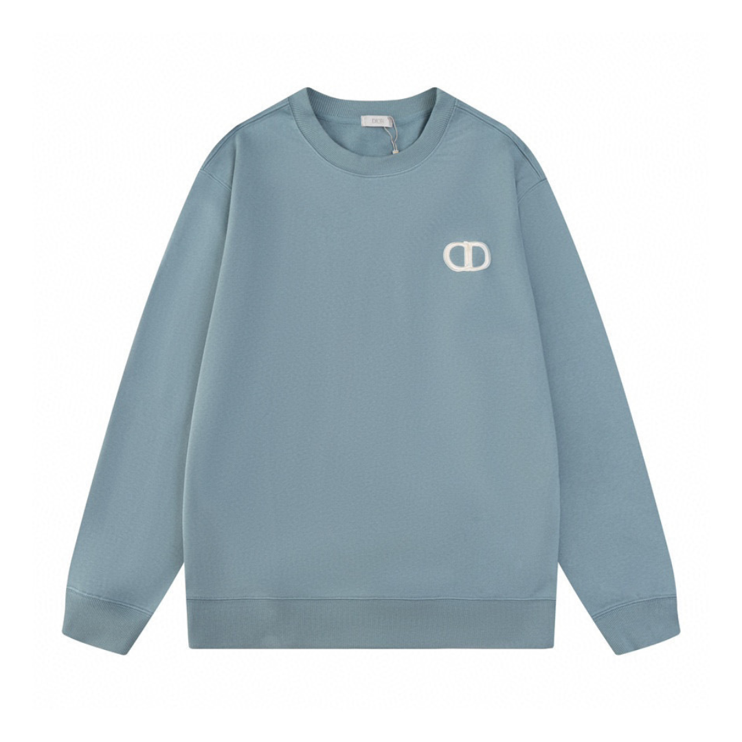 Monogram Sweatshirt Blanco Círculo