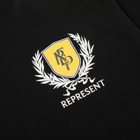 Camiseta Represent Negro Blanco
