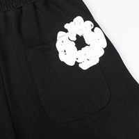 Denim Trs Black Short set