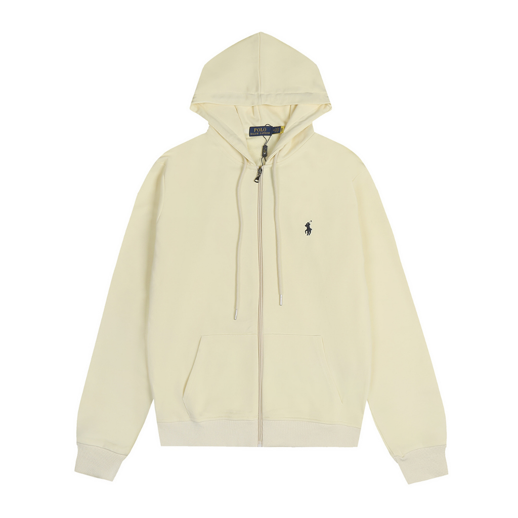 Polo Beige Zip Hoodie · Nova Neta · Nova Neta