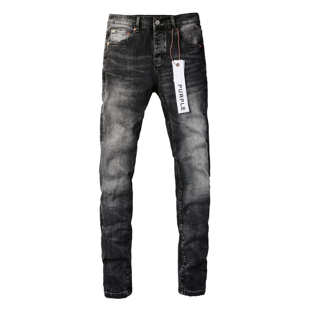 Purple Gradient Black Jeans Liso Negro Purples