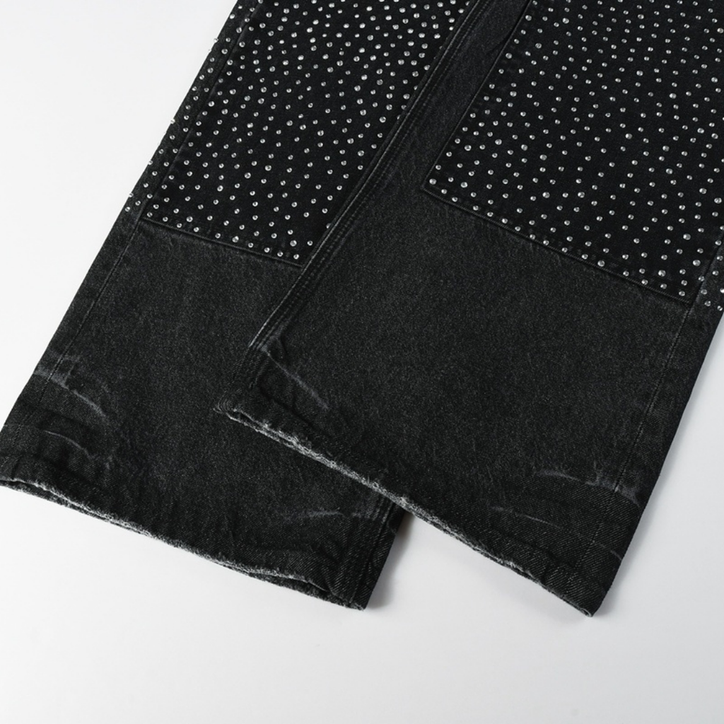 Purple Black Diamonds Jeans