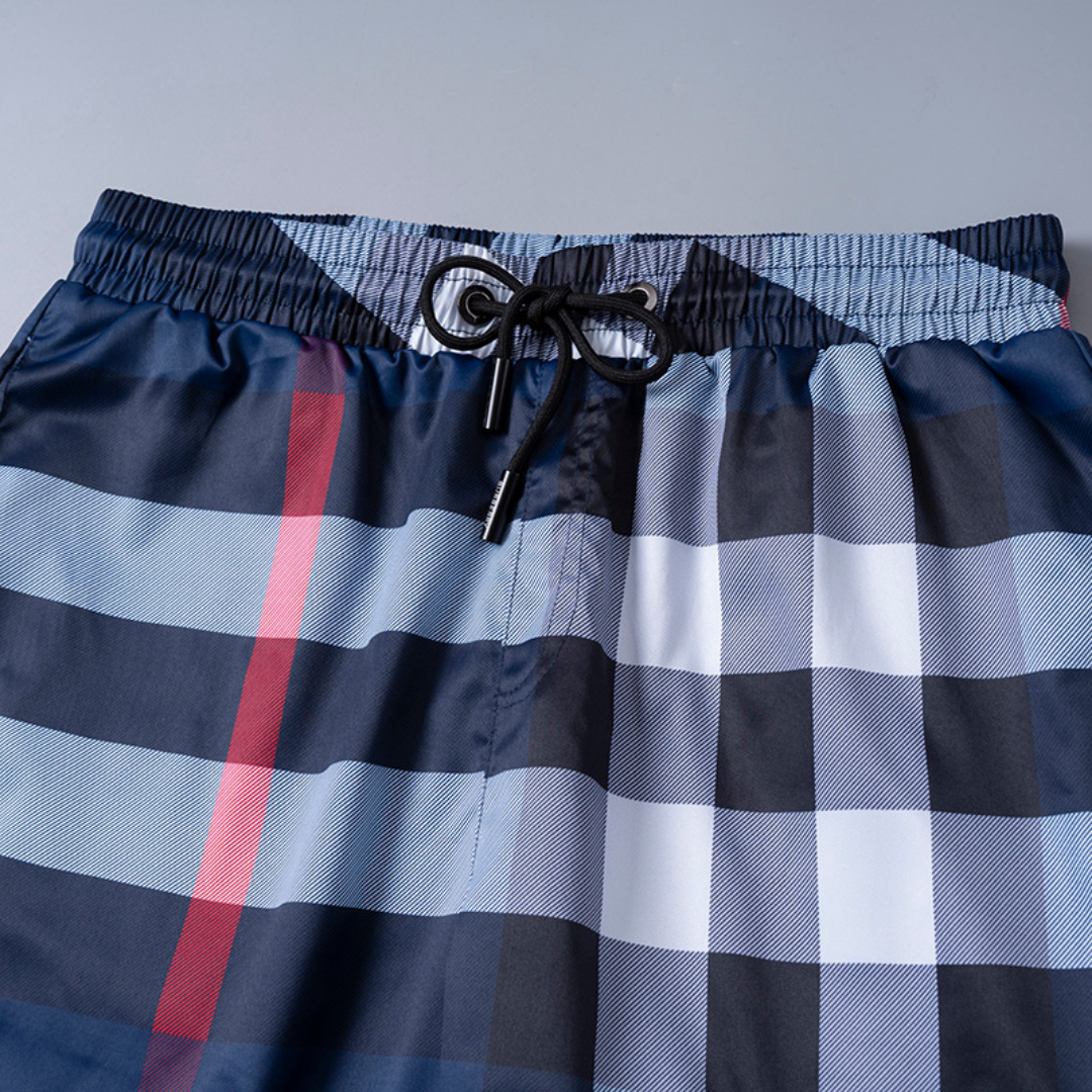 BB Monogram Shorts Lavado Claro Roturas