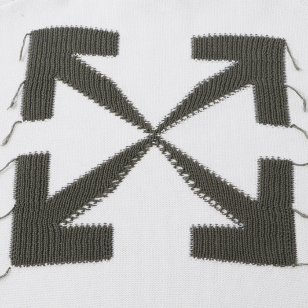 Off-White Off-W Monogram Sweater - Negro Camo Negro