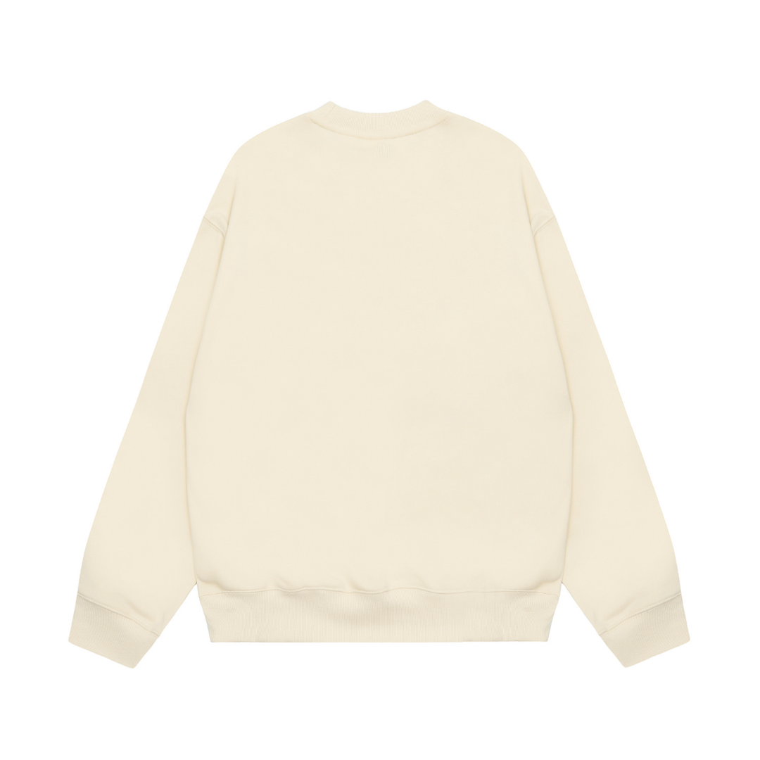 Ami Hoodie Cremo Corazon Blanco