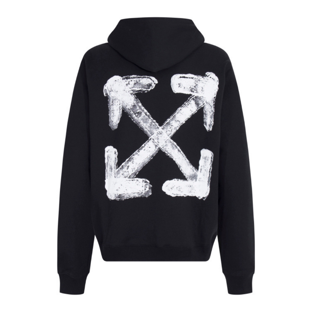 Off-White Off-W Monogram Hoodie - Negro Camo Rosa