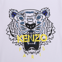 Tiger T-shirt Azul Blanco Tigre
