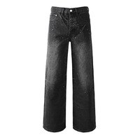 Purple Black Diamonds Jeans Camo Negro