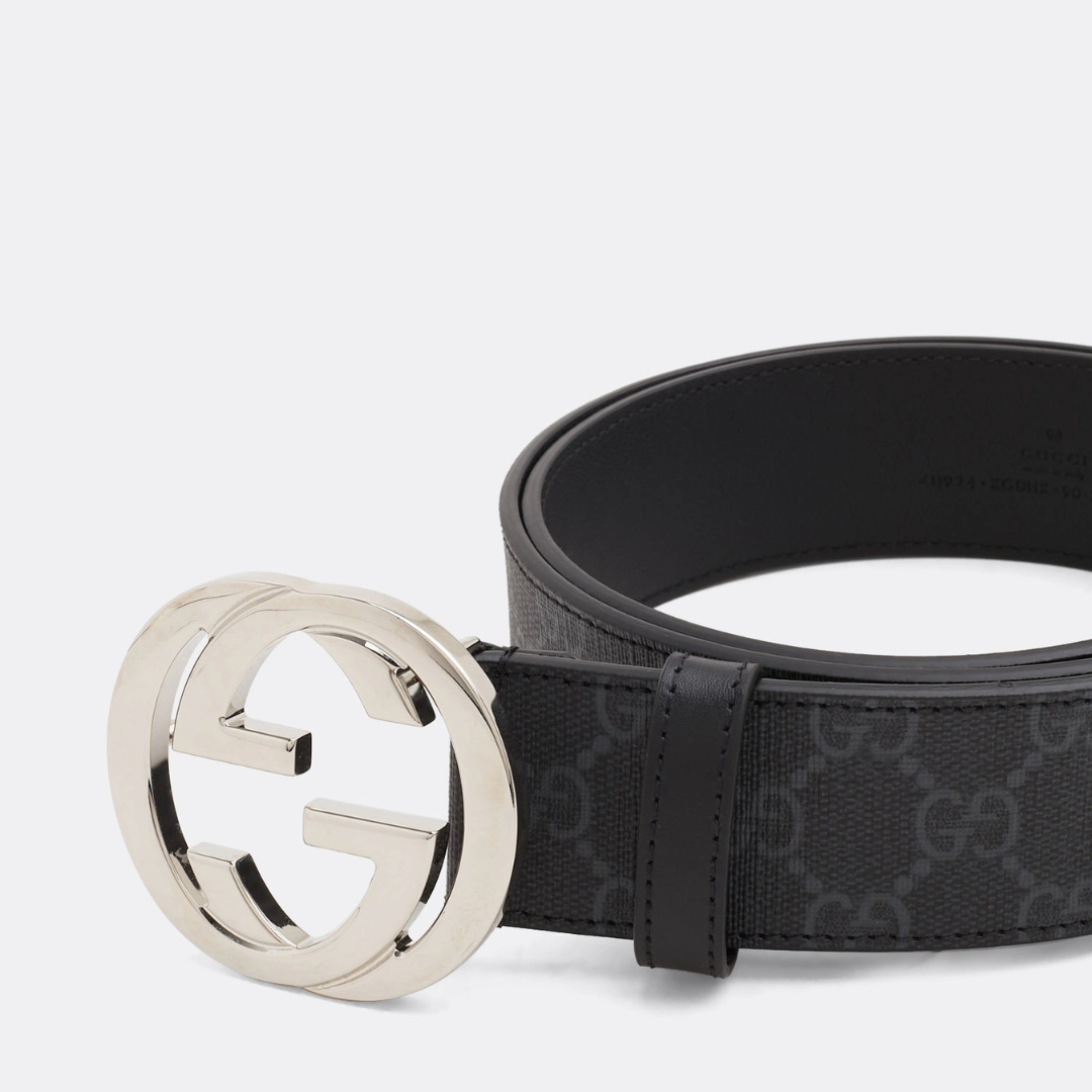 Monochromatic Belt Monograma Negro