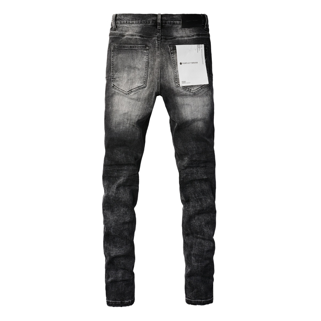Purple Gradient Black Jeans Liso Negro Purples