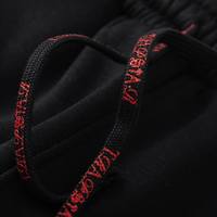 Conjunto Trapstar Negro Rojo