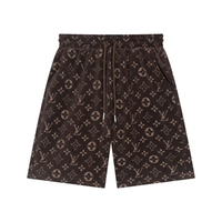 Lv Shorts Monograma Marron