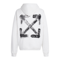 Off-White Off-W Monogram Hoodie - Negro Camo Rosa