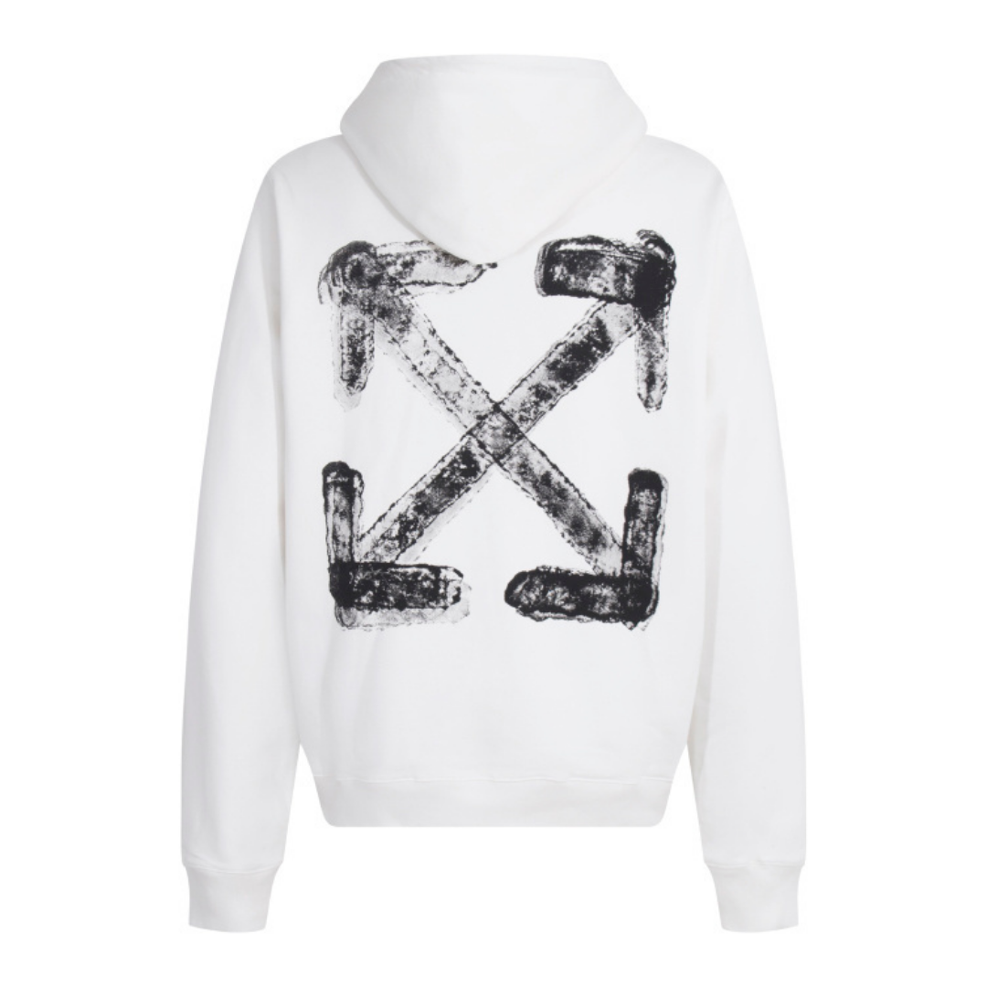 Off-White Off-W Monogram Hoodie - Blanco Blanco 3