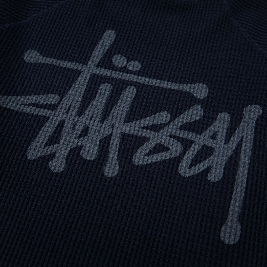 Buzo Stussy Negro Monograma Negro