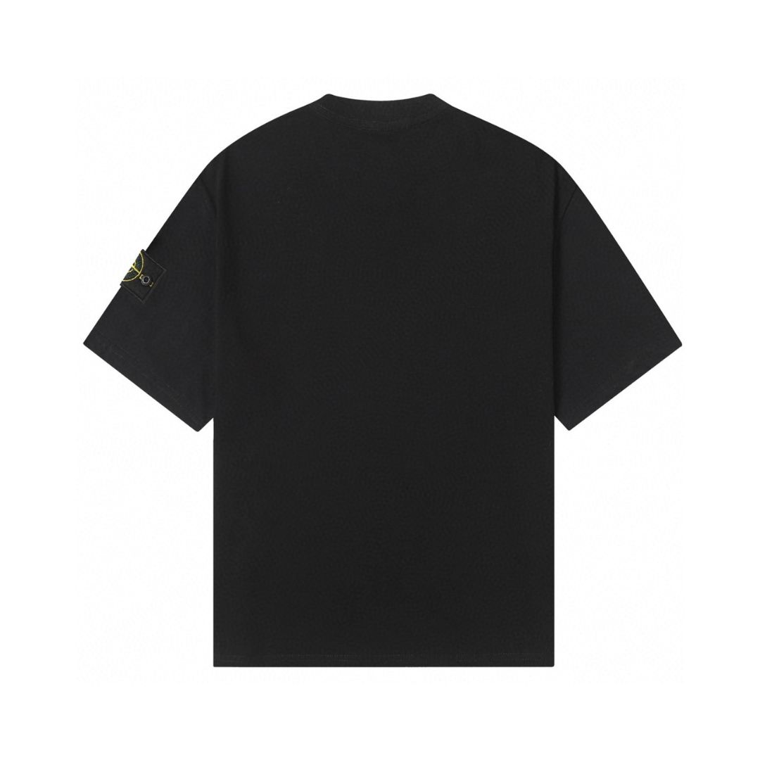 Camiseta Stone Island Negro Café Camo
