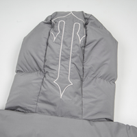 Decoded 2.0 Hooded Puffer Grey Jacket