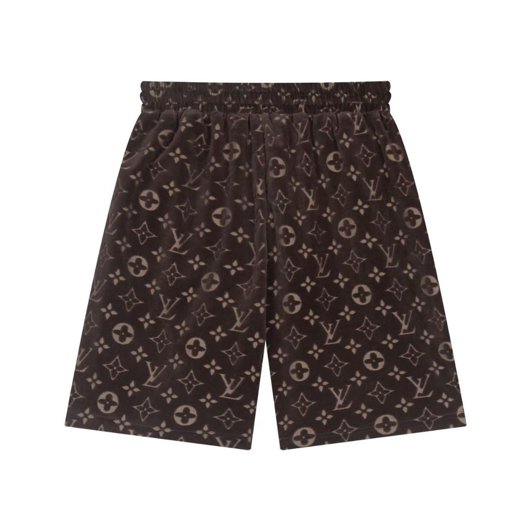 Lv Shorts Monograma Marron