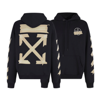 Off-White Off-W Monogram Hoodie - Negro Negro