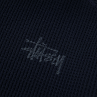 Buzo Stussy Negro Monograma Negro