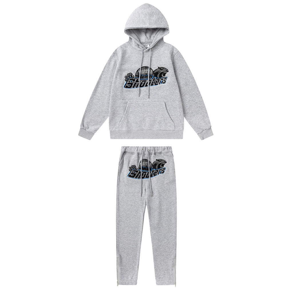 Shooters 2.0 Hooded Grey Blue Tracksuit · Nova Neta · Nova Neta