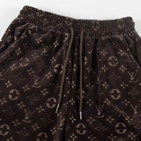 Lv Shorts Monograma Marron